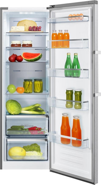 Amica VKS 358 150 E Kühlschrank edelstahloptik EEK:E Amica VKS 358 150 E Kühlschrank edelstahloptik EEK:E