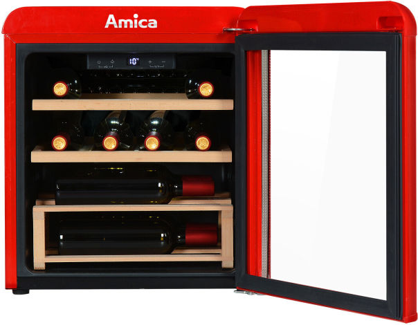 Amica WKR 341 910 R Weinkühler rot EEK:G