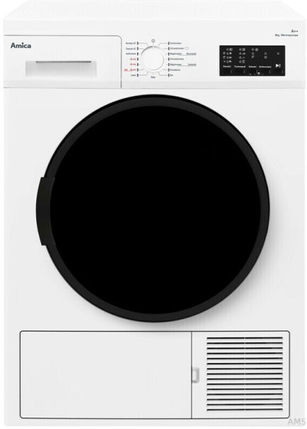 Amica WTP 488 031 Wärmepumpentrockner weiß 8kg EEK:A++