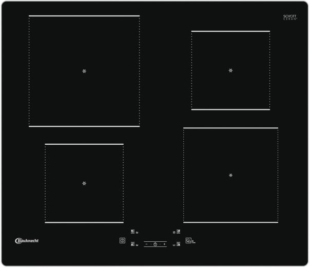 Bauknecht BQ 5160S AL Induktionskochfeld Edelstahl autark 60cm