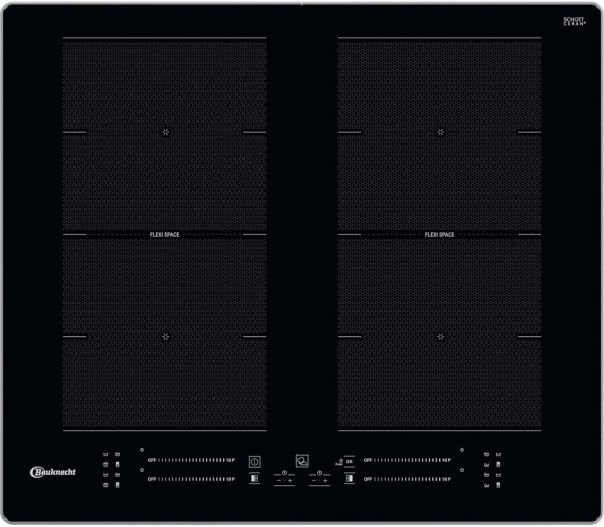 Bauknecht BS 2360F AL Induktionskochfeld FlexiSpace Edelstahl autark 60cm