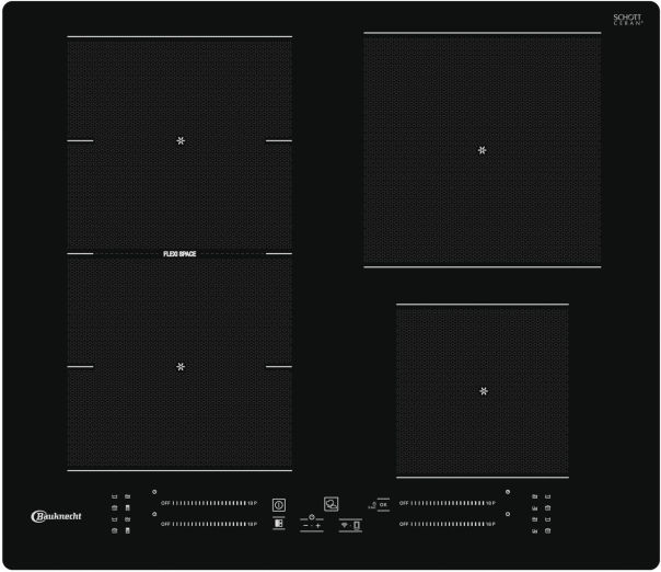 Bauknecht BS 8460F NE Induktionskochfeld FlexiSpace rahmenlos autark 60cm