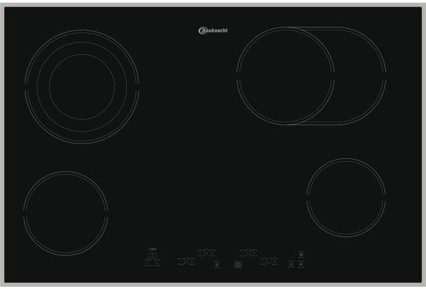 Bauknecht CTAR 8743/2 IN Glaskeramik-Kochfeld 77cm Edelstahl autark