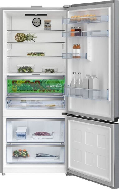 Beko B7RCNE595ZXPW Kühlgefrierkombi Edelstahl 70cm br. 187cm EEK:D Beko B7RCNE595ZXPW Kühlgefrierkombi Edelstahl 70cm br. 187cm EEK:D
