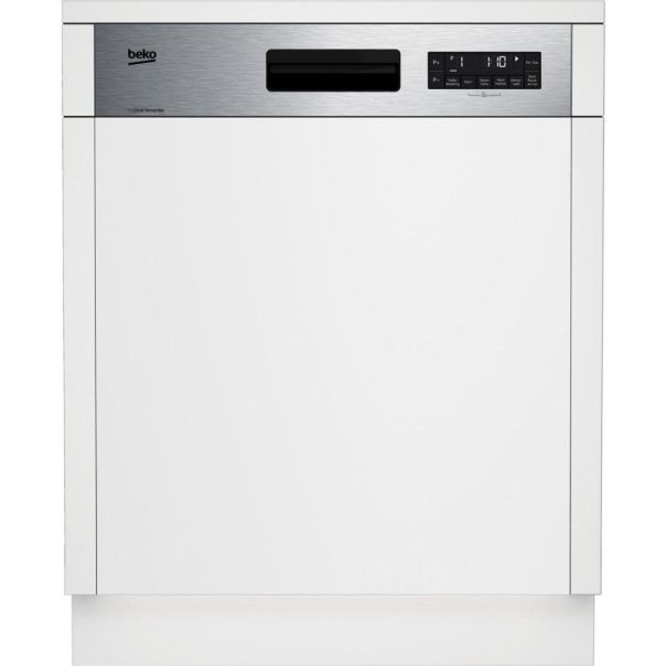 Beko DSN26420XQ Einbau-Geschirrspüler integrierbar Edelstahl EEK:E