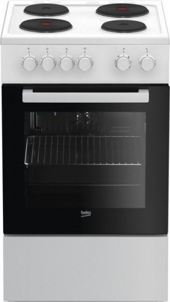 Beko FSS56000GW Standherd Massekochfeld weiß 50cm EEK:A