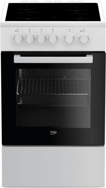 Beko FSS57000GW Standherd Glaskeramik weiß 50cm EEK:A