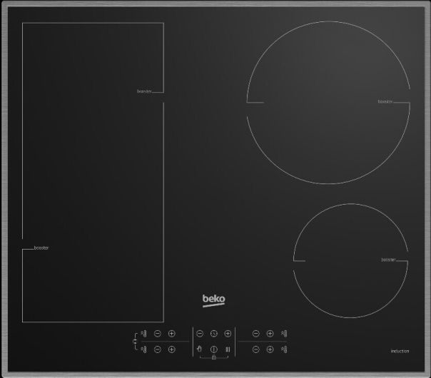 Beko HII 64200 FMTX Induktionskochfeld Rahmen autark 60cm Beko HII 64200 FMTX Induktionskochfeld Rahmen autark 60cm