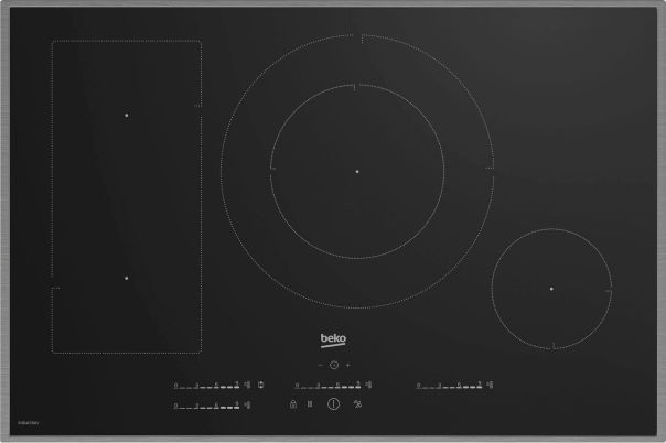 Beko HII 84700 UFTX Induktionskochfeld Edelstahl 80cm autark