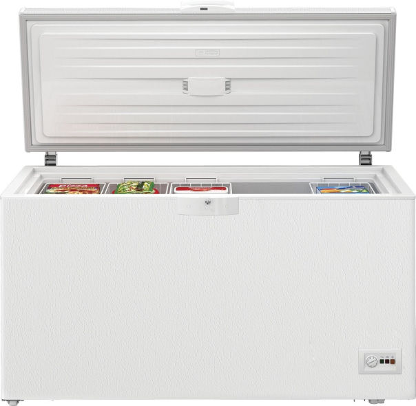 Beko HSM37540 Gefriertruhe 360L weiß EEK:E Beko HSM37540 Gefriertruhe 360L weiß EEK:E