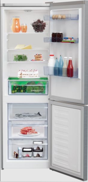 Beko RCSA366K50XBN Kühlgefrierkombi Edelstahloptik 185cm EEK:D