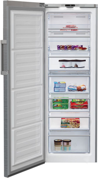 Beko RFNE290T45XPN Gefrierschrank Edelstahloptik EEK:E Beko RFNE290T45XPN Gefrierschrank Edelstahloptik EEK:E