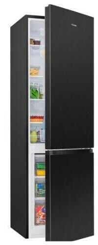 Bomann KG 7353 Kühlgefrierkombi schwarz edelstahloptik 180cm EEK:C