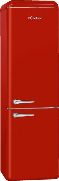 Bomann KGR 7328.1 Kühl-Gefrierkombi Retro rot 188cm EEK:E Bomann KGR 7328.1 Kühl-Gefrierkombi Retro rot 188cm EEK:E