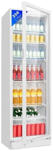 Bomann KSG 7351 Glastürkühlschrank weiß 194cm EEK:D Bomann KSG 7351 Glastürkühlschrank weiß 194cm EEK:D