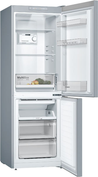 Bosch KGN33NLEB Kühl-Gefrierkombination Edelstahloptik EEK:E Bosch KGN33NLEB Kühl-Gefrierkombination Edelstahloptik EEK:E