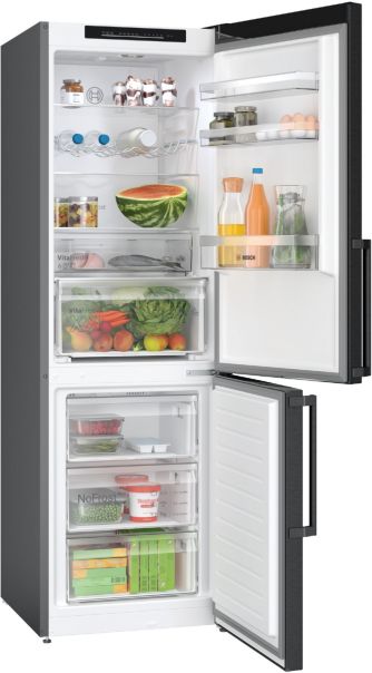 Bosch KGN36VXCT Kühl-Gefrierkombination Edelstahl schwarz EEK:C Bosch KGN36VXCT Kühl-Gefrierkombination Edelstahl schwarz EEK:C