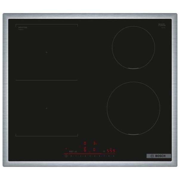 Bosch PVS645HB1E Induktionskochfeld Edelstahl 60cm Bosch PVS645HB1E Induktionskochfeld Edelstahl 60cm