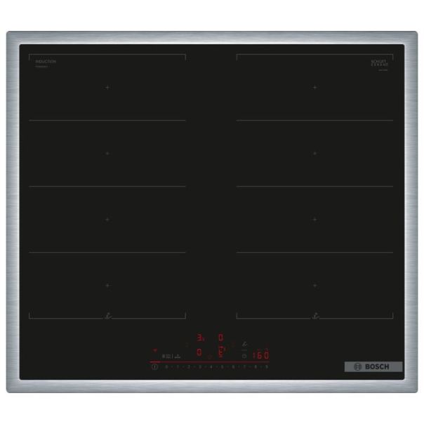 Bosch PXX645HC1E Induktionskochfeld Edelstahl 60cm Bosch PXX645HC1E Induktionskochfeld Edelstahl 60cm