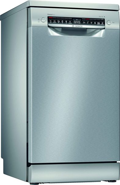 Bosch SPS4HMI61E Standgeschirrspüler Silver Inox 45cm EEK:E