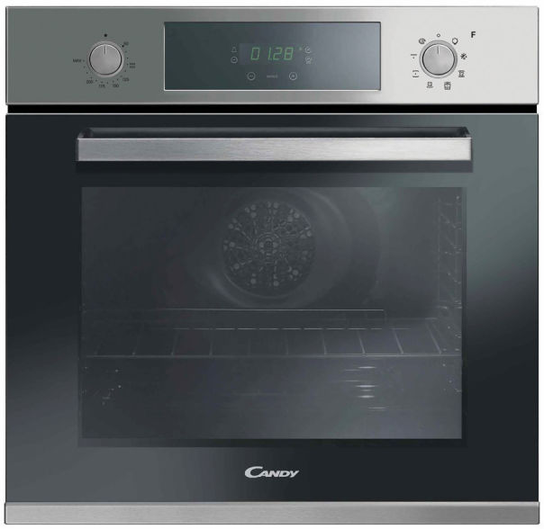 Candy FCP625XL Einbau-Backofen Aquactiva Edelstahl EEK:A+