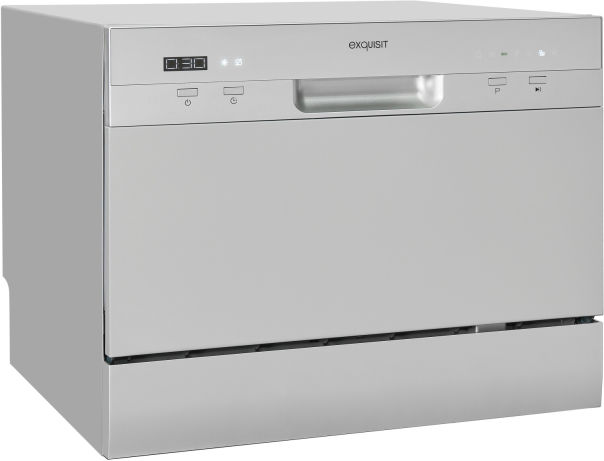 Exquisit GSP206-030F silber Tischgeschirrspüler EEK:F Exquisit GSP206-030F silber Tischgeschirrspüler EEK:F