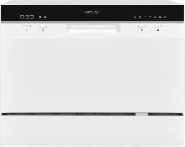 Exquisit GSP206-030F weiß Tischgeschirrspüler EEK:F