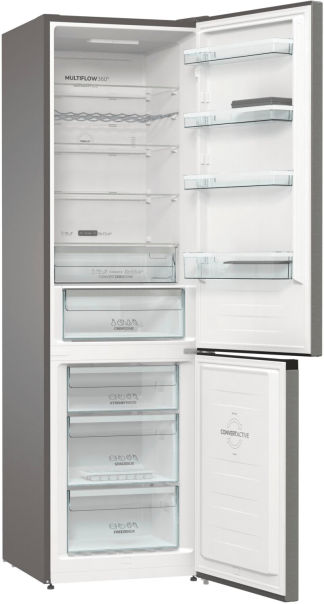 Gorenje NRC6204SXL4 Kühlgefrierkombination Edelstahl grau EEK:C Gorenje NRC6204SXL4 Kühlgefrierkombination Edelstahl grau EEK:C