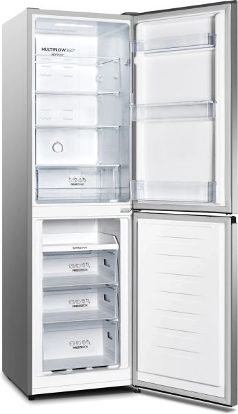 Gorenje NRK418ECS4 Kühlgefrierkombination silber EEK:E Gorenje NRK418ECS4 Kühlgefrierkombination silber EEK:E