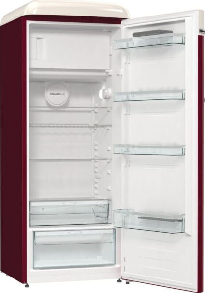 Gorenje OBRB615DR Kühlgefrierkombi VW Bulli Edition burgundy/creme EEK:D Gorenje OBRB615DR Kühlgefrierkombi VW Bulli Edition burgundy/creme EEK:D