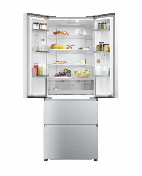 Haier HFR5719ENMG Side by Side FrenchDoor Gentle Silver EEKE Haier HFR5719ENMG Side by Side FrenchDoor Gentle Silver EEKE