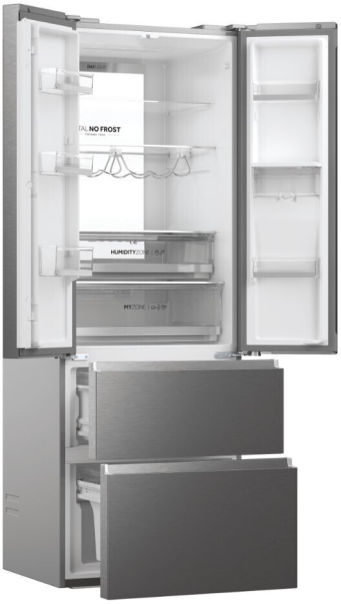 Haier HFW7720EWMP Side by Side FrenchDoor grau EEK:E Haier HFW7720EWMP Side by Side FrenchDoor grau EEK:E