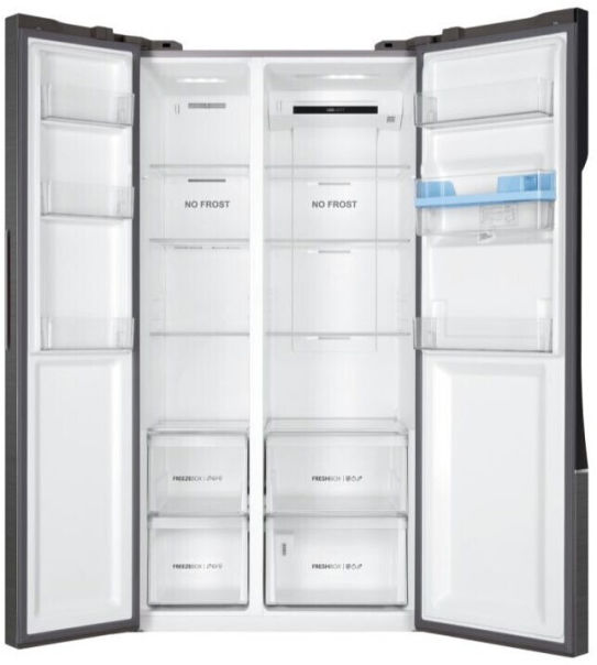 Haier HSR3918EWPG Side by Side silber EEK:E Haier HSR3918EWPG Side by Side silber EEK:E
