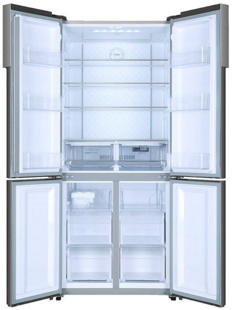 Haier HTF-452DM7 Side by Side FrenchDoor Edelstahl EEK:F Haier HTF-452DM7 Side by Side FrenchDoor Edelstahl EEK:F