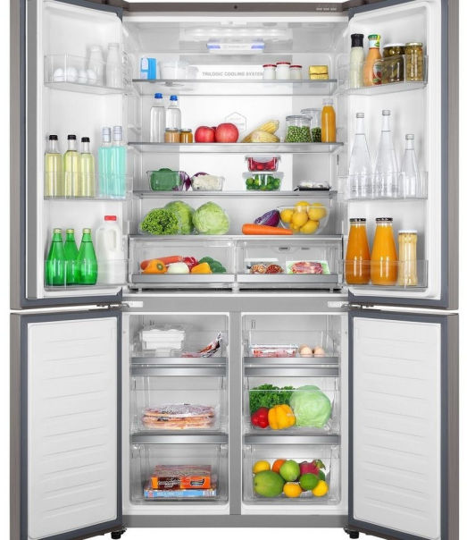 Haier HTF-710DP7 Side by Side FrenchDoor Edelstahl Inox EEK:F Haier HTF-710DP7 Side by Side FrenchDoor Edelstahl Inox EEK:F