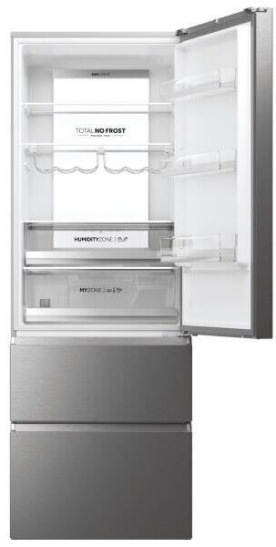 Haier HTW7720ENMP Kühlgefrierkombination silber EEK:E