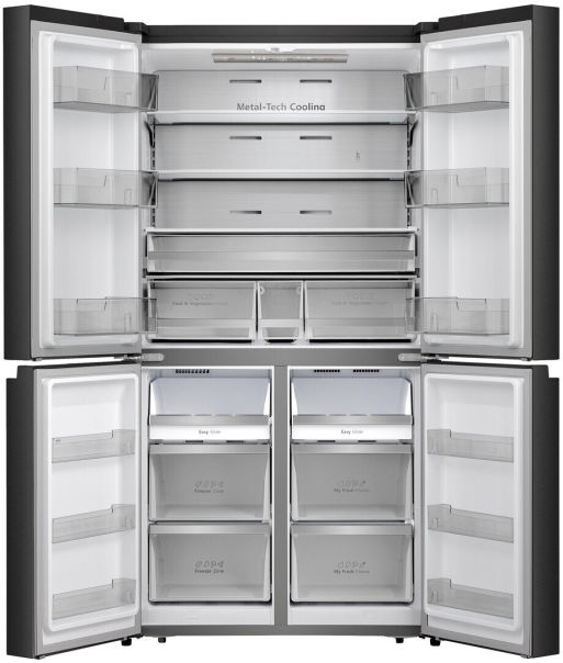 Hisense RQ758N4SAFE Side by Side FrenchDoor Premium black EEK:E Hisense RQ758N4SAFE Side by Side FrenchDoor Premium black EEK:E