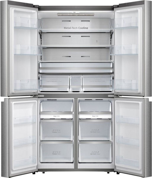 Hisense RQ758N4SAIE Side by Side FrenchDoor Inox look EEK:E Hisense RQ758N4SAIE Side by Side FrenchDoor Inox look EEK:E