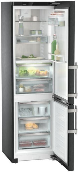 Liebherr CBNbsd 576i Prime BioFresh Kühlgefrierkombination BlackSteel EEK:D 