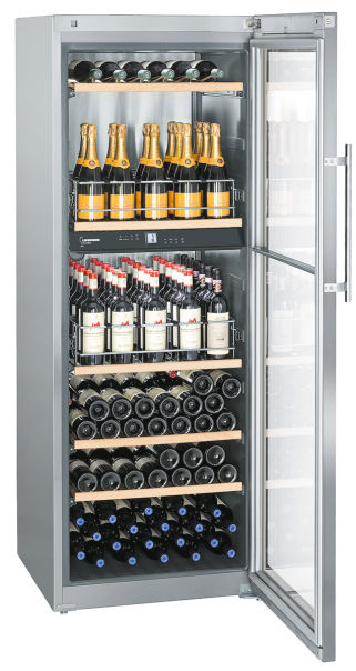Liebherr WTpes 5972 Vinidor Weintemperierschrank Edelstahl EEK:G Liebherr WTpes 5972 Vinidor Weintemperierschrank Edelstahl EEK:G