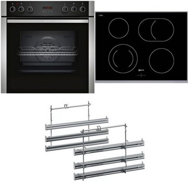 Neff HMK171P Herdset Glaskeramik Edelstahl 70cm EEK:A Neff HMK171P Herdset Glaskeramik Edelstahl 70cm EEK:A