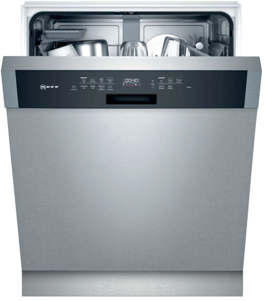 Neff S127EAS39E Unterbau-Geschirrspüler Edelstahl EEK:C
