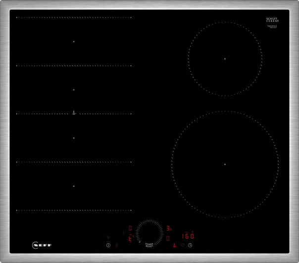 Neff T66SHE4L0 Induktionskochfeld Edelstahl 60cm autark