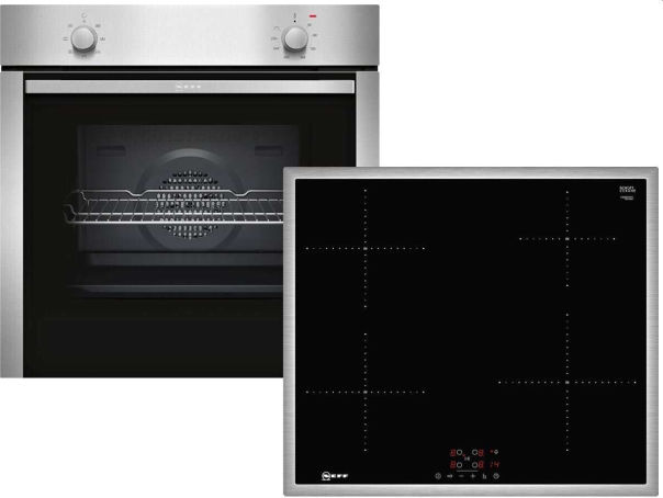 Neff XB16i Backofen-Set Induktion Edelstahl 60cm EEK:A