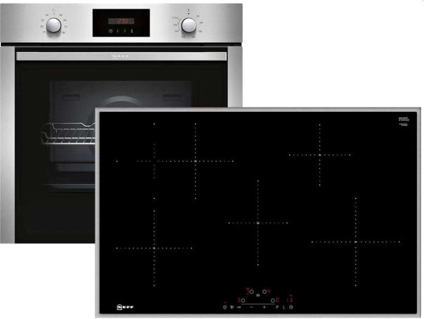 Neff XB48PI Backofen-Set Induktion Edelstahl 80cm EEK:A Neff XB48PI Backofen-Set Induktion Edelstahl 80cm EEK:A