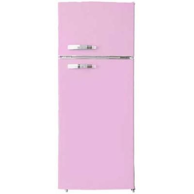 PKM GK210SP Kühl-Gefrierkombi TopFreezer pink EEK:E