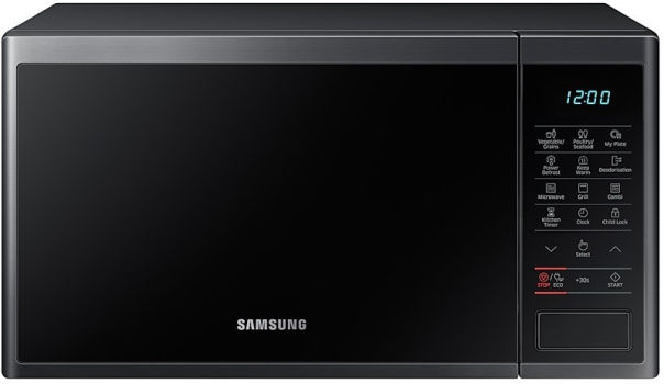 Samsung MG23J5133AG Mikrowelle schwarz mit Grill 23l 1100W Samsung MG23J5133AG Mikrowelle schwarz mit Grill 23l 1100W