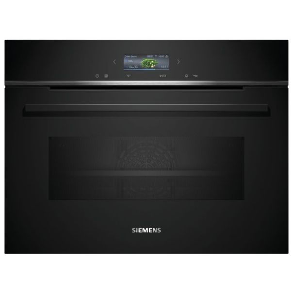 Siemens CM724G1B1 Kompaktbackofen mit Mikrowelle schwarz 45cm Siemens CM724G1B1 Kompaktbackofen mit Mikrowelle schwarz 45cm