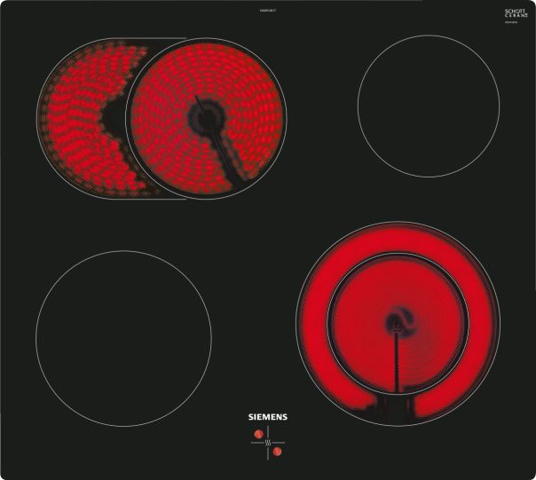 Siemens EA601GN17 Glaskeramik-Kochfeld flächenbündig herdgebunden 60cm