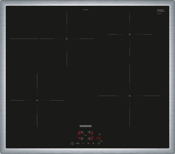 Siemens EH645BFB6E Induktionskochfeld Edelstahl 60cm autark